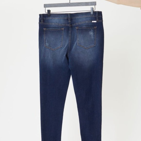 NEW! KanCan USA Leopard Detail Jeans 1X, 2X & 3X - Picture 10 of 12